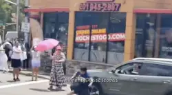 Video appears to show woman plowing through ICE protestors in New Jersey, injuring 3