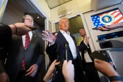 Trump tells Putin: ‘We’re ‘right off their shores’