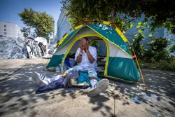 The number of people living on the streets dropped nearly 10% countywide this year